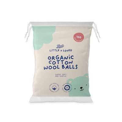 Boots Boots Little + Loved Organic Cotton Wool Balls 100s- Buy online at McGrocer