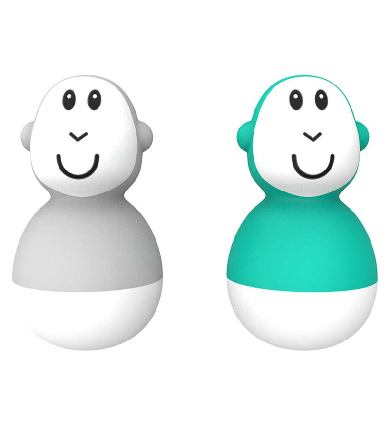 Matchstick Monkey Bathtime Wobblers Cool Grey Green, imported from the UK