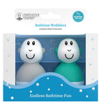 Matchstick Monkey Bathtime Wobblers Cool Grey Green, imported from the UK