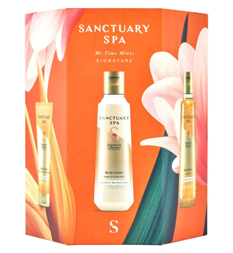 Sanctuary Spa Me Time Minis gift set, imported from the UK