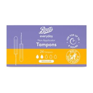 Boots tampons regular 24 count - British product