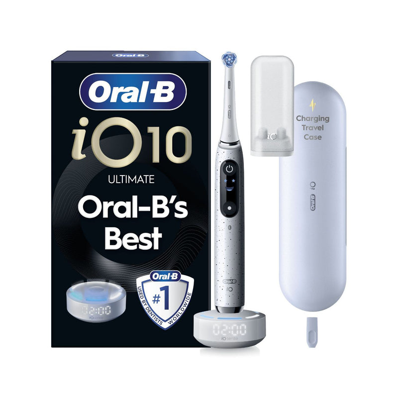 Oral-B iO10 electric toothbrush Stardust White, imported from the UK