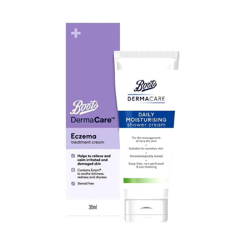 Boots DermaCare Eczema Bundle Steroid-Free 30ml 250ml - British product
