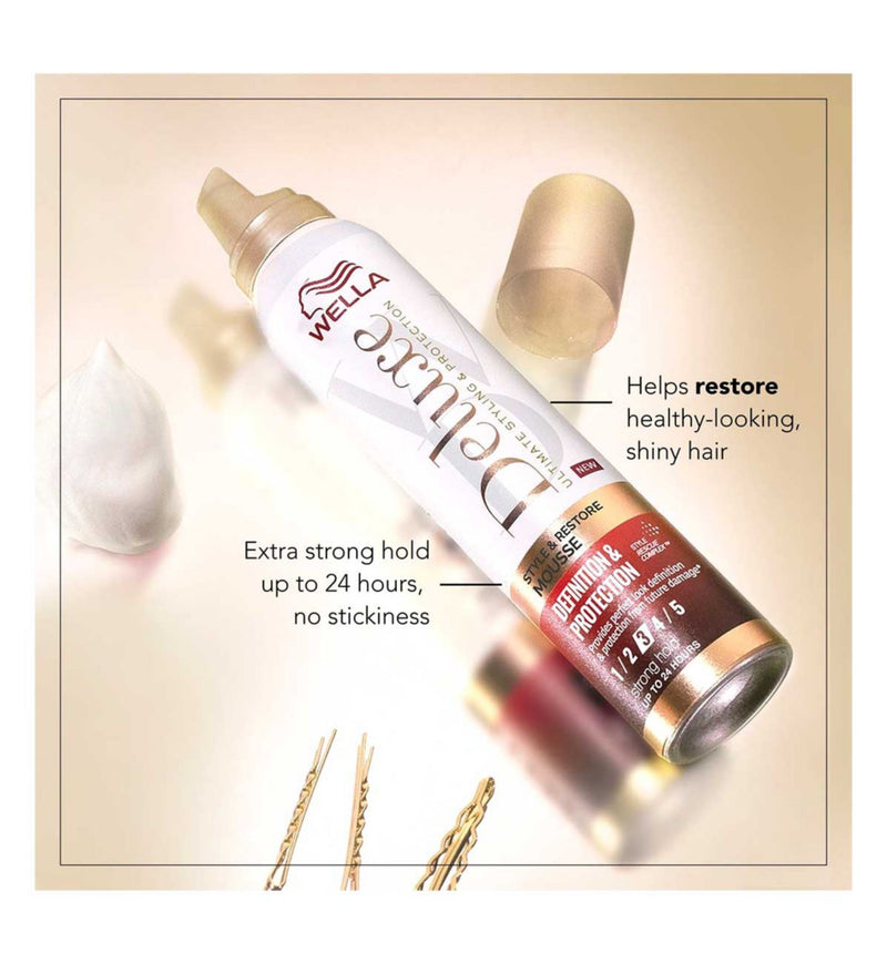 Wella Deluxe Definition Mousse 200ml, UK version