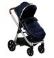 Bababing universal fitting pushchair footmuff navy blue - British product