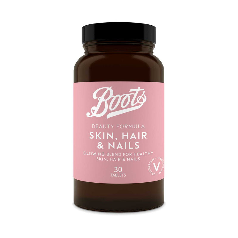 Boots Beauty Formula Skin Hair Nails Tablets 30 - British product