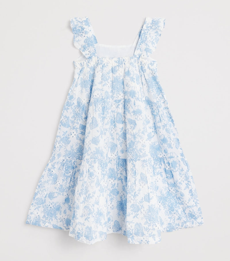 Tartine et Chocolat floral tiered cotton dress for girls aged 2-12 years (British brand)