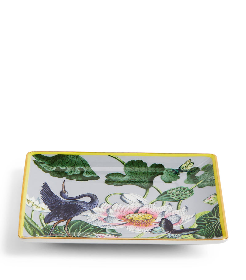 Wedgwood Wonderlust Waterlily tray 14.5cm x 14.5cm (British brand)