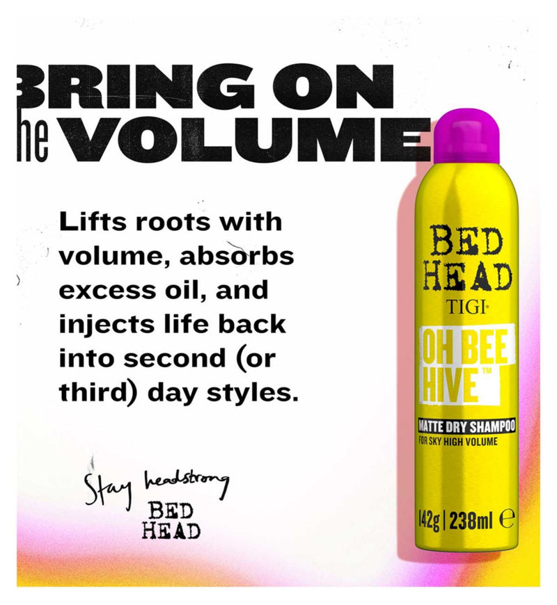 TIGI Bed Head Oh Bee Hive Dry Shampoo 238ml - British product