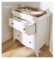CuddleCo Clara White Nursery Furniture Set - British product