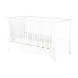 CuddleCo Clara Cot Bed White Nursery Set - British product