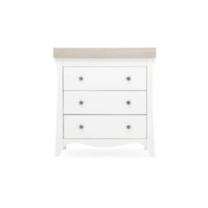 CuddleCo Clara Dresser Driftwood Ash nursery furniture, imported from the UK