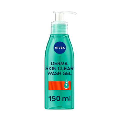 Boots NIVEA Derma Skin Clear Face Wash Gel with Salicylic Acid 150ml- Buy online at McGrocer