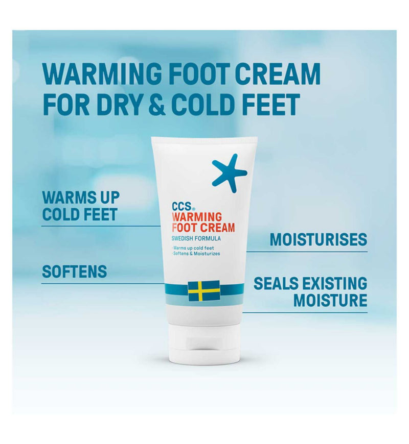 CCS Warming Foot Cream for Dry Feet 150 ml - British product