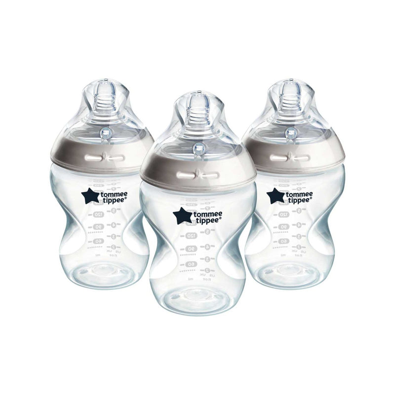 Tommee Tippee Baby Bottle Anti-Colic Slow Flow Pack of 3 (British brand)