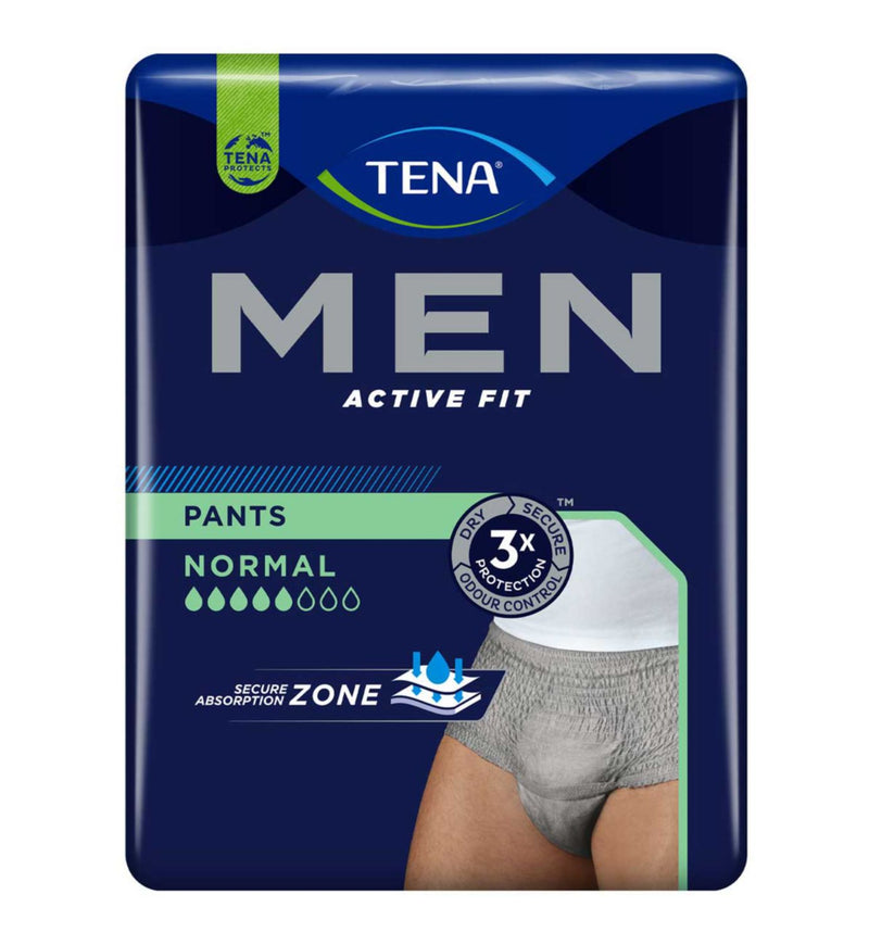 Tena Men Pants Normal small/medium pack 9s, UK version