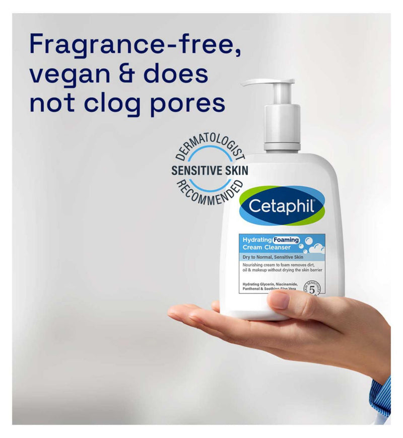 Cetaphil foaming cream cleanser 236ml - British product