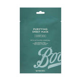 Boots Boots Men Expert Skin Purifying Charcoal Sheet Mask- Buy online at McGrocer