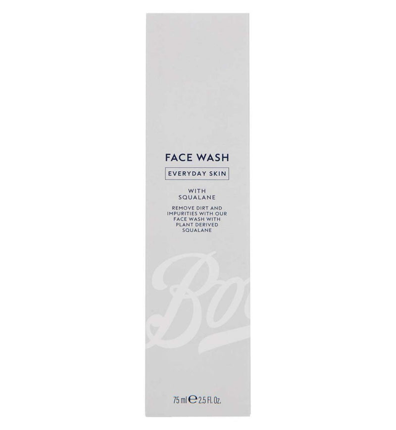 Boots Squalane Everyday Skin Face Wash 75ml - British product