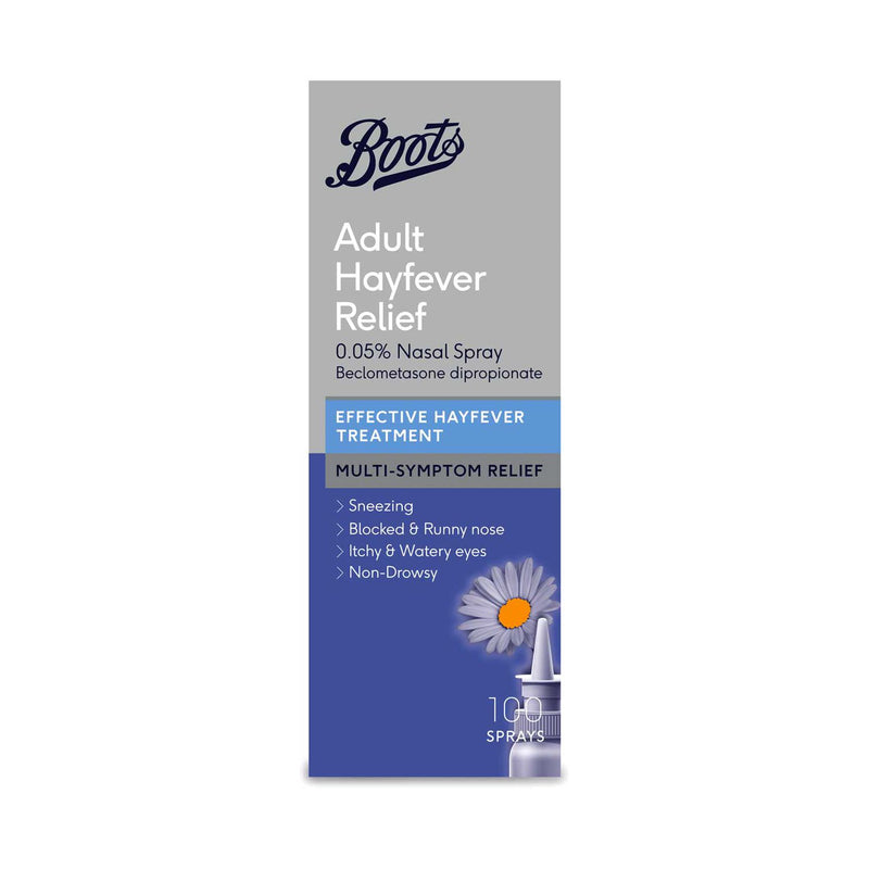Boots hayfever relief nasal spray 0.05% 100 sprays - British product