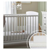 CuddleCo Juliet Cot Bed with Lullaby Foam Mattress White