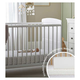 CuddleCo Juliet Cot Bed With Mattress White - British product