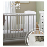 CuddleCo Cot Bed White - British product