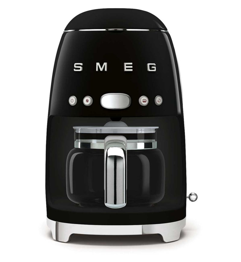 Smeg black drip coffee machine 1.4L, UK version