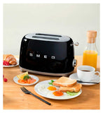 Smeg 2 slice toaster black, UK version