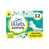 Lil-Lets Maternity Ultra Pads with Wings 12 Pack - British product