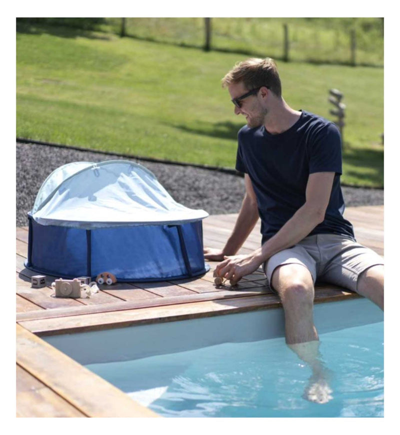 Babymoov Babyni Anti-UV Playpen Cot Mariniere colourway, UK version