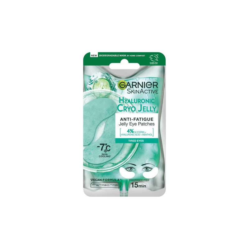 Garnier Cryo Jelly anti-fatigue eye patches (British brand)