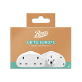 Boots Travel Adaptor UK to Europe Electrical Plug Adapter