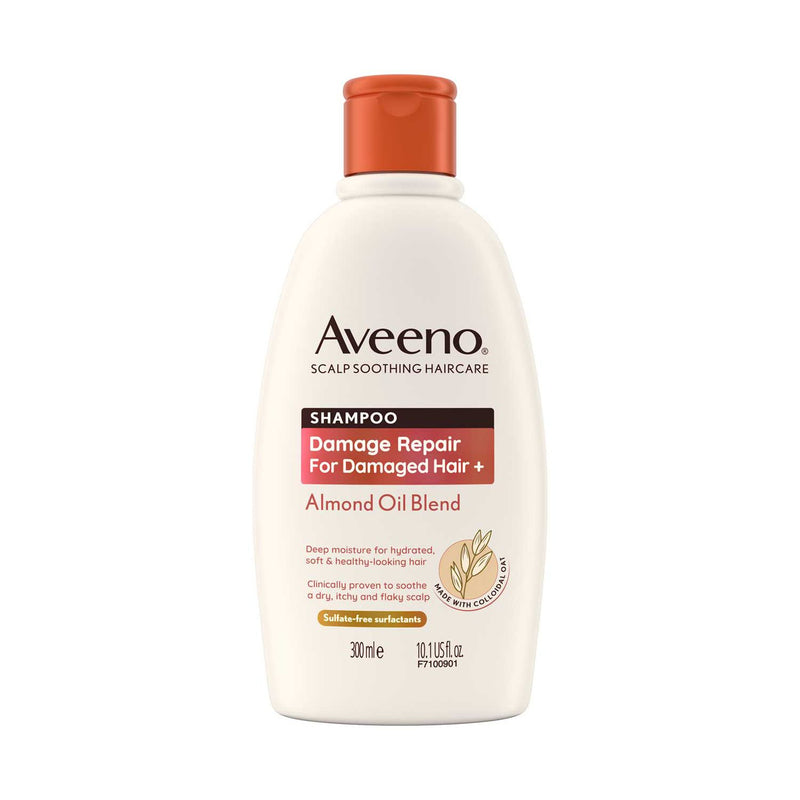 Aveeno Damage Repair Almond Oil Blend Shampoo 300ml - British product