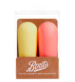 Boots travel squeezy bottles duo set 100ml - British product