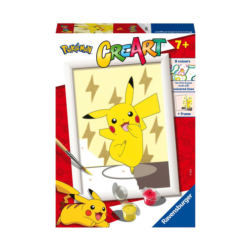 CreArt paint by numbers Pokemon Pikachu - British product