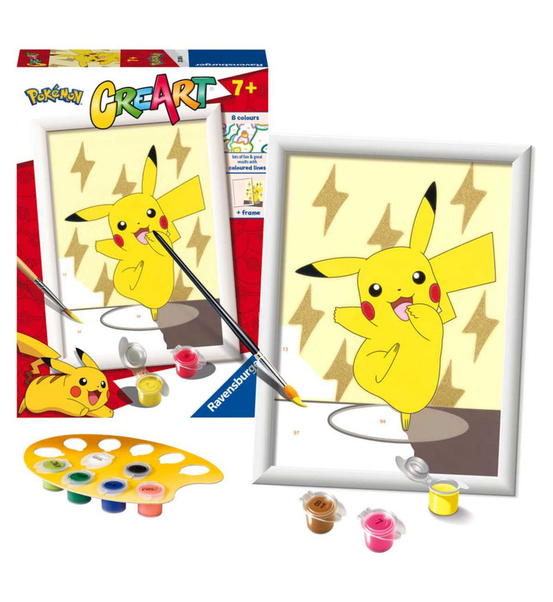 CreArt paint by numbers Pokemon Pikachu - British product