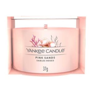 Yankee Candle Pink Sands scented votive 37g, imported from the UK