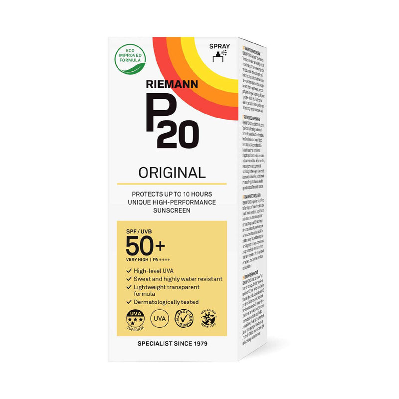 Riemann P20 Original SPF50+ sun cream spray 200ml - British product