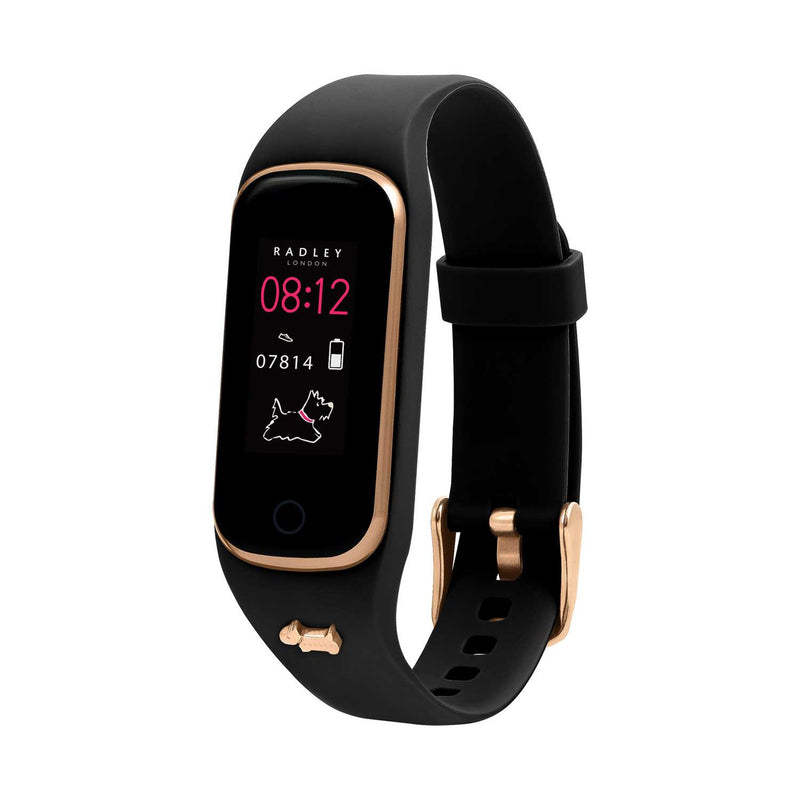 Radley Series 8 black silicone strap smart watch - British product