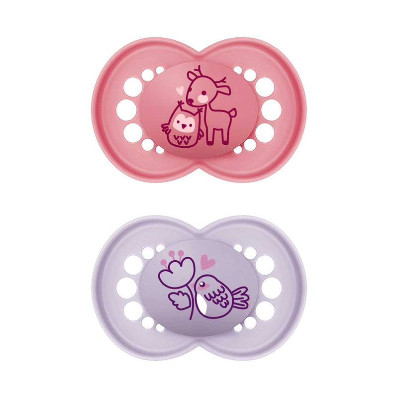 MAM Original baby soother 2 pack pink, UK version