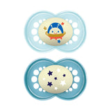 MAM Night Astro soother 2 Pack - British product