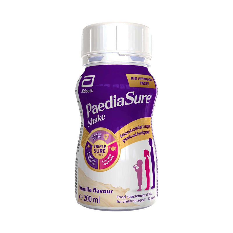 PaediaSure nutritional shake vanilla 200ml (British brand)