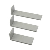 Tutti Bambini L-shaped wall shelves set of three dove grey (British brand)