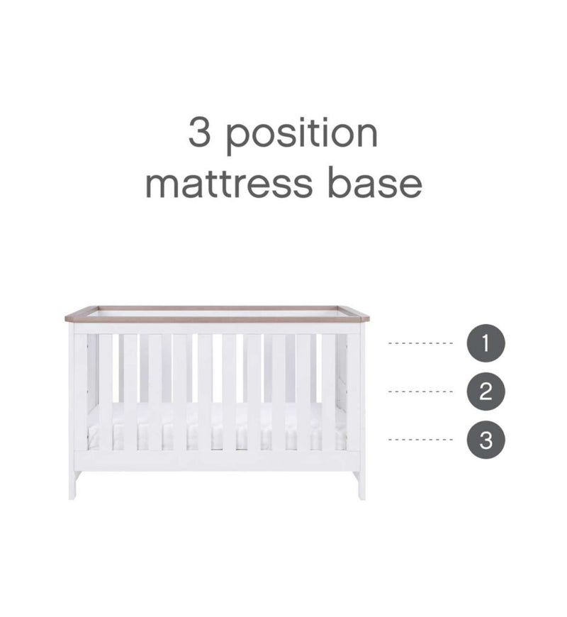 Tutti Bambini Verona 3 Piece Room Set White Oak (British brand)