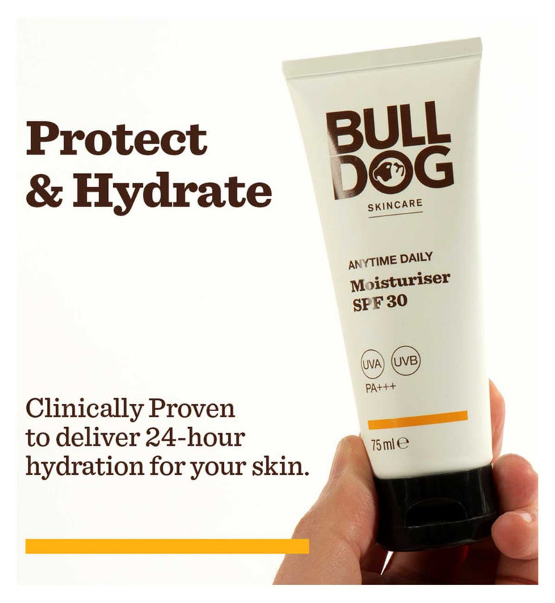 Bulldog Face Moisturiser SPF 30 75ml - British product
