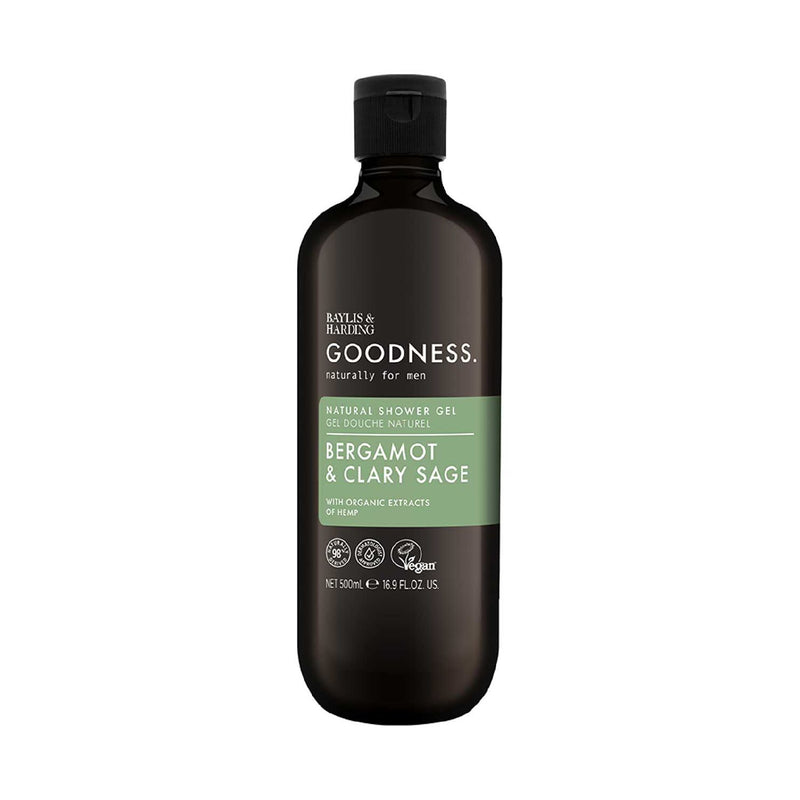 Baylis & Harding bergamot clary sage shower gel 500ml - British product