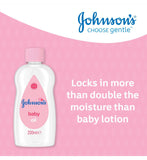 Johnson's baby oil 200ml for delicate skin, imported from the UK