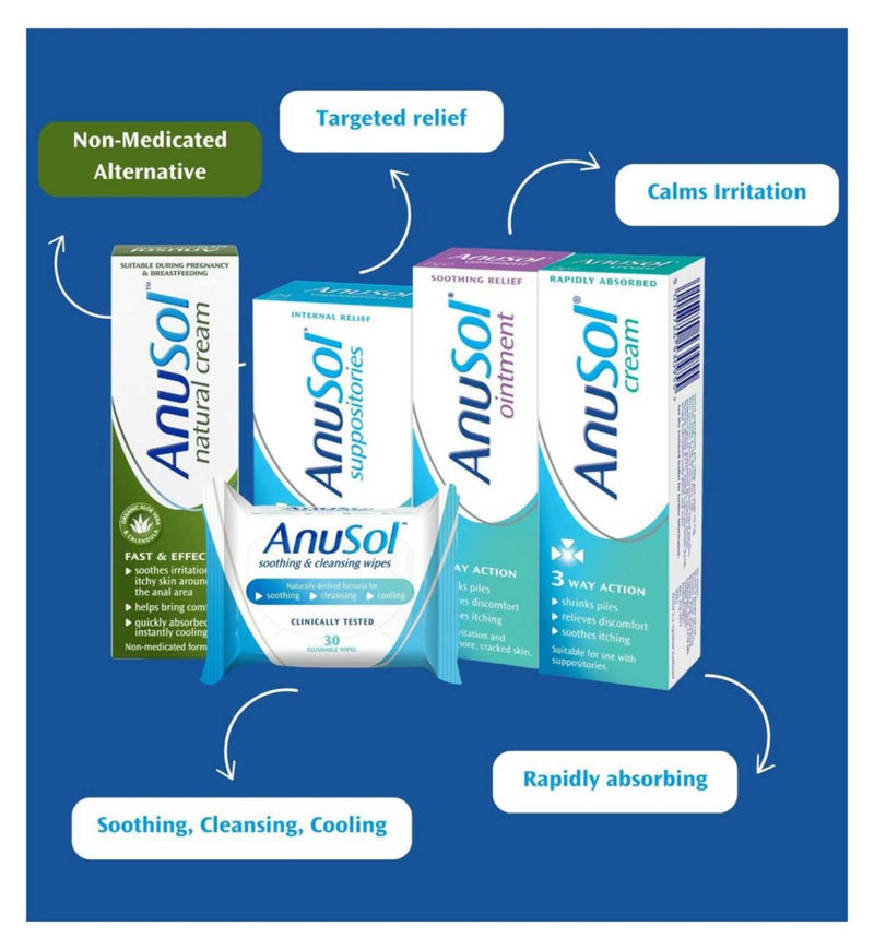 Anusol Natural Cream for Haemorrhoids 30g - British product