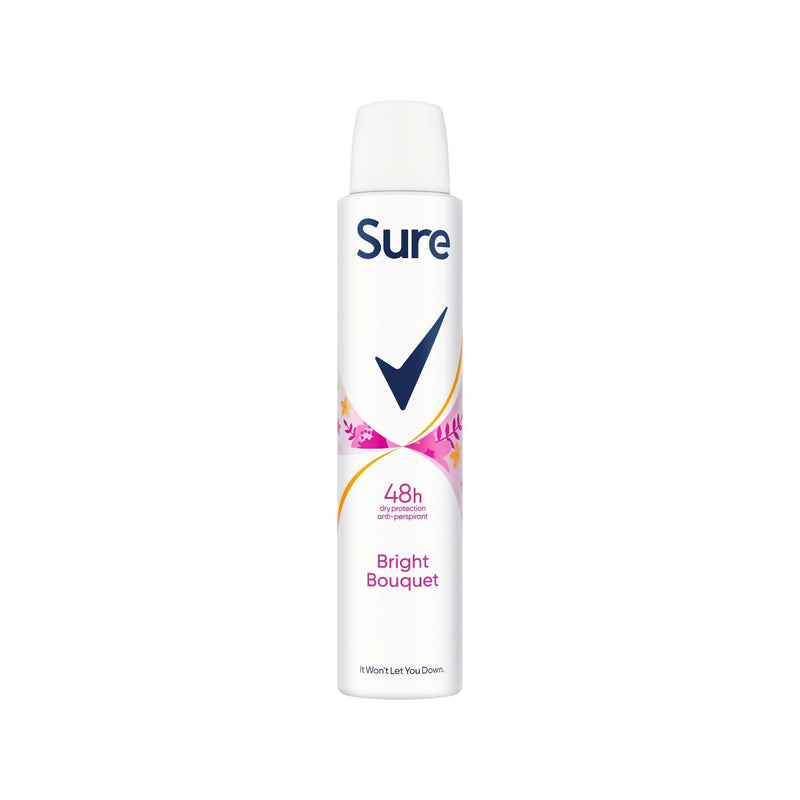 Sure Women Antiperspirant Spray Bright Bouquet 200ml (British brand)